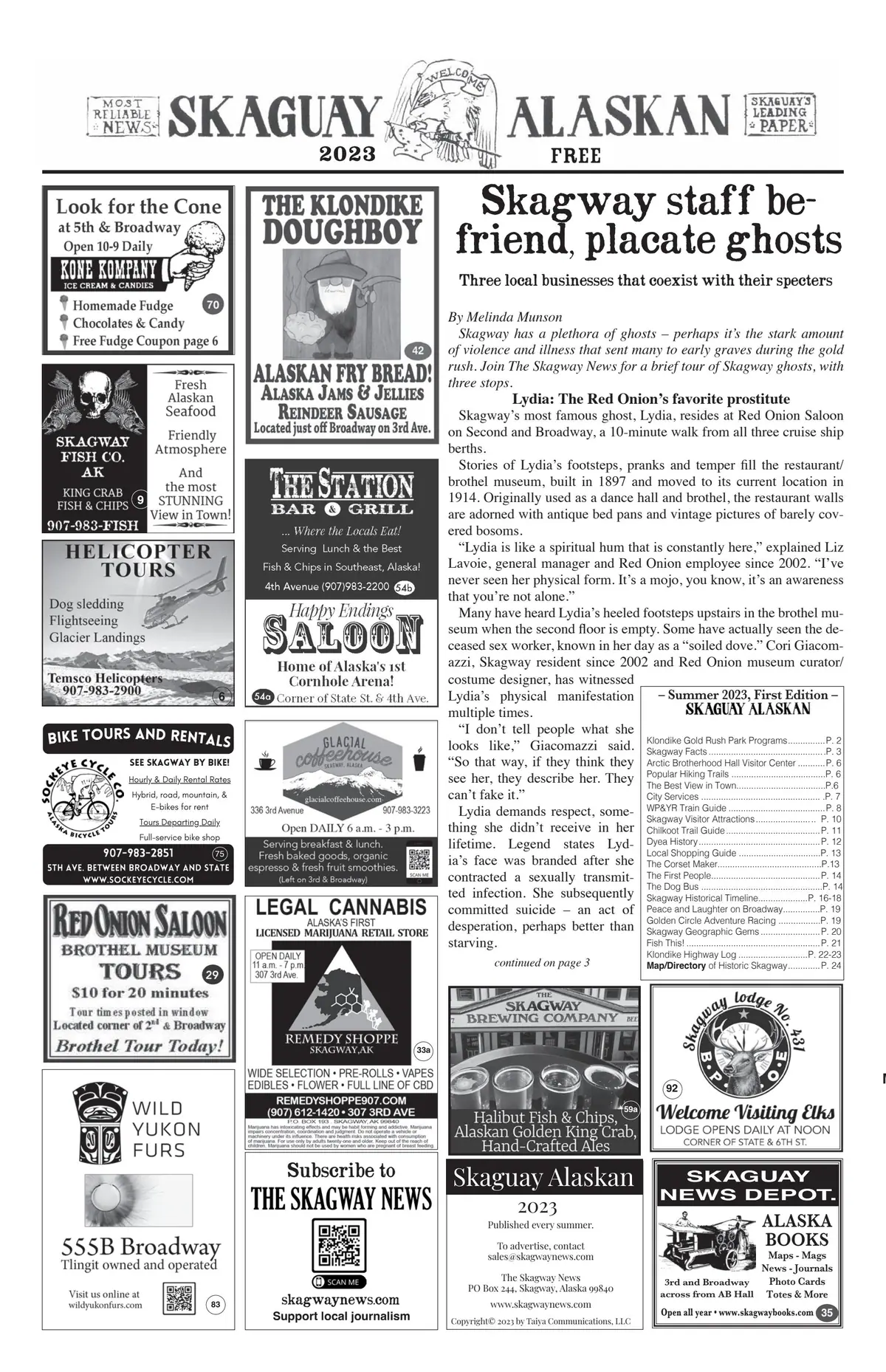 Cover of Skaguay Alaskan 2023